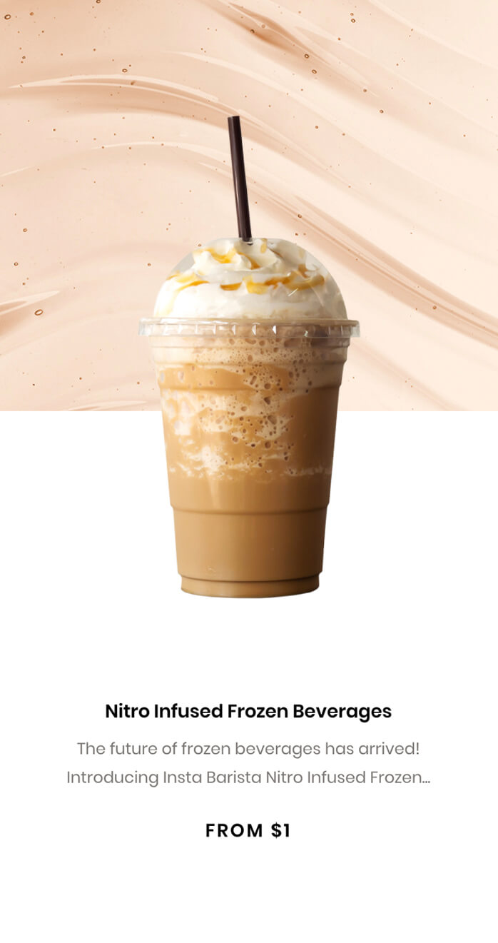 H&H Product's Nitro Infused Frozen Beverages